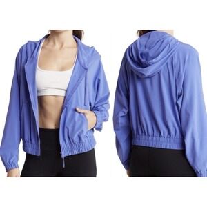 Z By Zella Full Zip‎ Lightweight Hoodie Jacket Purple Athleisure